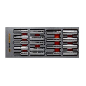 GearWrench  1/2" Drive Deep Socket Set in EVA Tray - 18pc