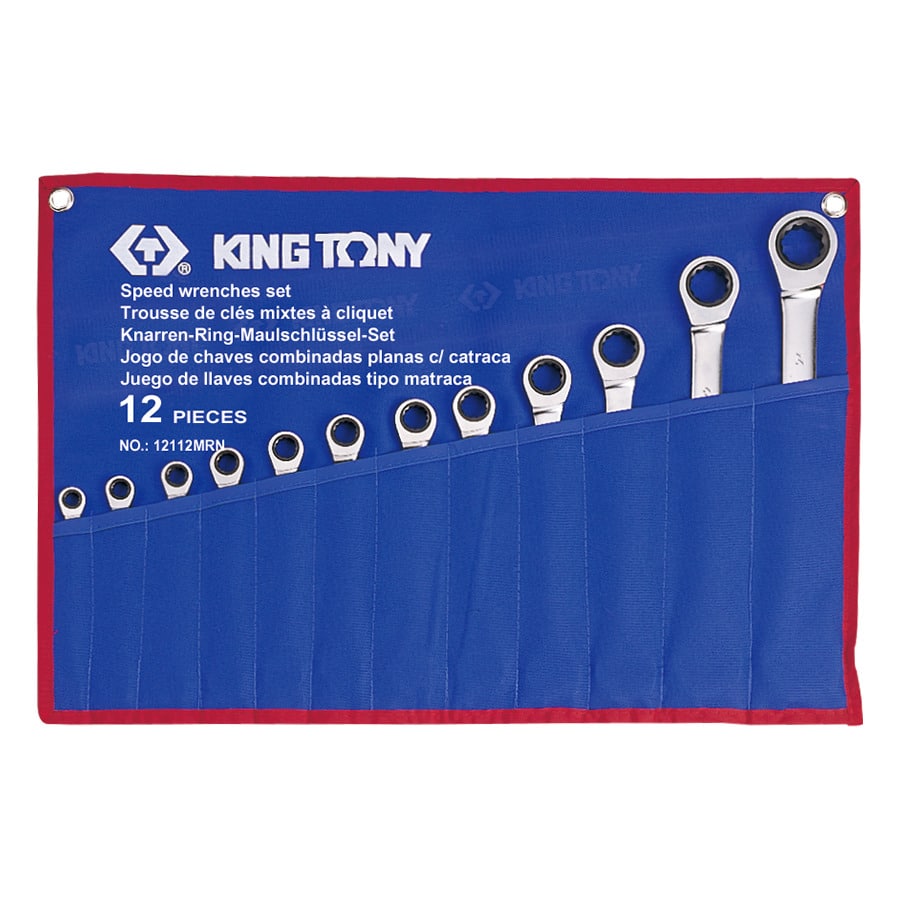 🔥 COMBO #4 — King Tony 12pc SPEED Wrench Set + FREE 26pc 1/4" Metric Socket Set