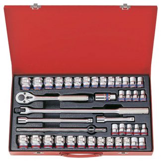 ๐ฅ COMBO #14 โ King Tony 42pc 1/2" Socket Set + FREE 8pc 1/2" Deep Metric Socket Set