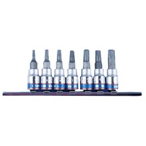 King Tony 2107PR 7 PC. 1/4" DR. Tamper Resistant Torx Bit Socket Set