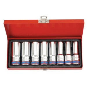 King Tony 8pc 1/2Dr Deep Socket Set 12-23mm