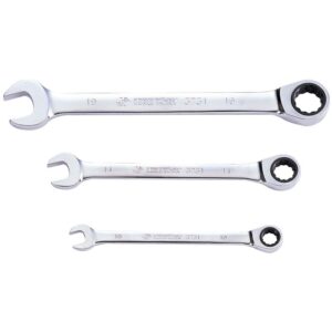 King Tony Ring & Open End Str.Ratchet Wrench 10mm