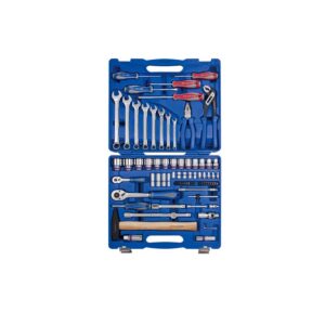 King Tony 77PC Socket & Tool Set (1/4"–1/2" Drive, 6PT)