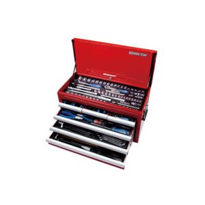 King Tony Tool Set 9 Draw (Red) - 219pc