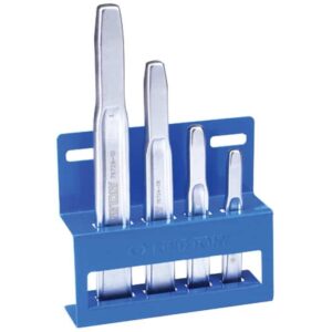 King Tony 4PC Flat Chisels Set with Stand (KT11104PR)