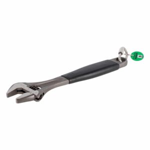 ERGO™ Rubber Handle Central Nut Phosphated Adjustable Wrench with Reversible Jaw - Available in 4 Sizes