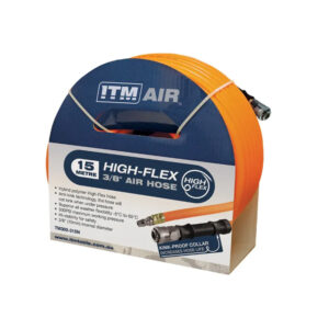 Air Hose 10mm (3/8in) x 15M Hybrid Polymer w/ Fittings