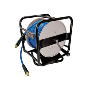 Manual Air Hose Reel, 8mm x 40M PVC Air Hose w/ Fittings