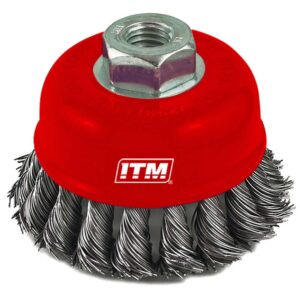 Twist Knot Cup Brush Stainless Steel 100mm