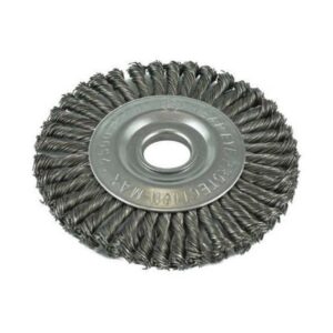 Twist Knot Pipeline Wheel Brush Steel 178mm