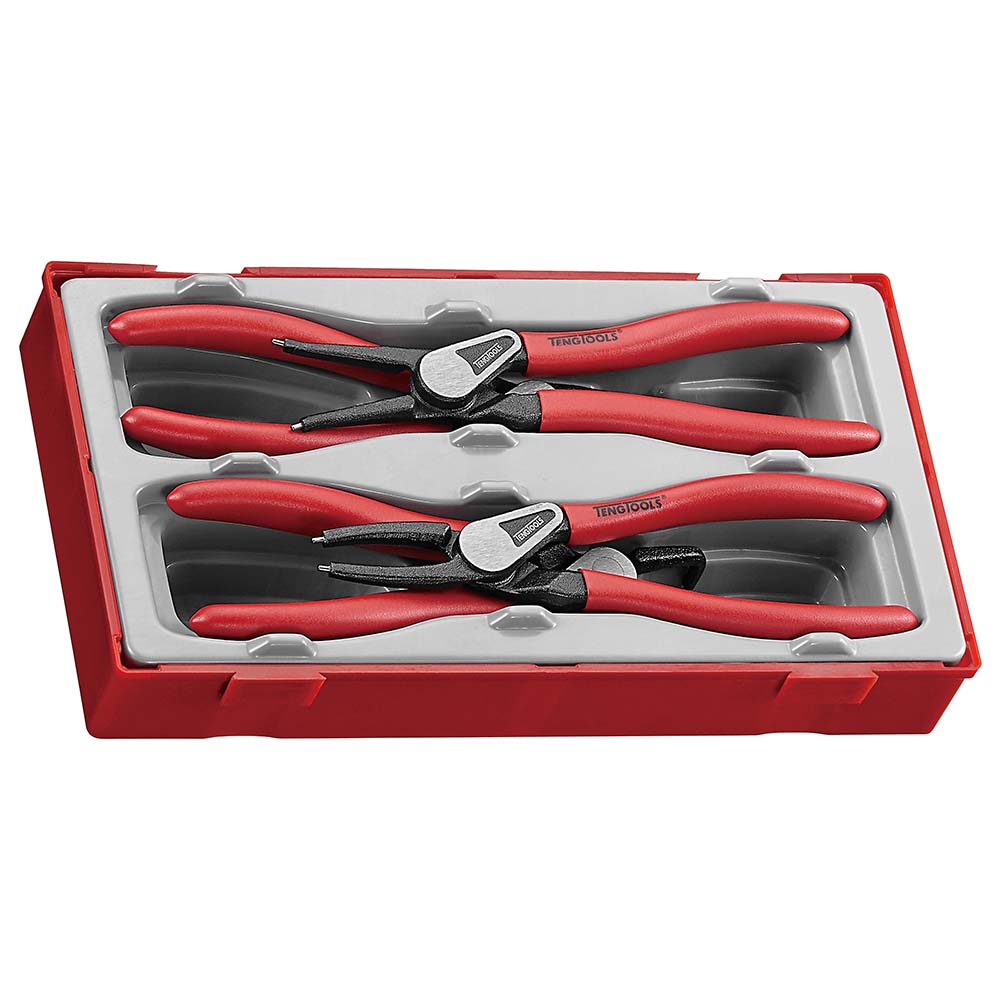 Teng 4pc MB 7in Snap-Ring (Circlip) Plier Set - TC-Tray