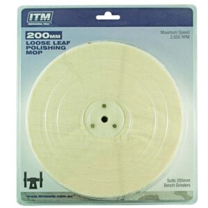 Polishing Mop Loose Leaf 50 Fold 200 x 25mm