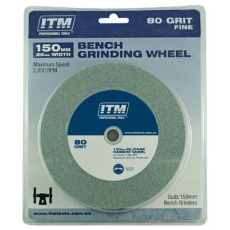Grinding Wheel Silicone Carbide 150 x 25mm 80 Grit Fine