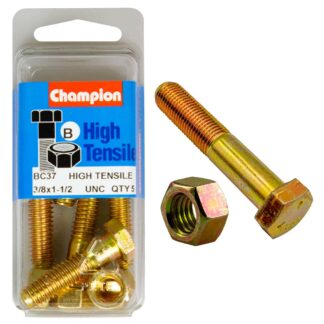 Champion 1-1/2in x 3/8in Bolt & Nut (B) - GR5