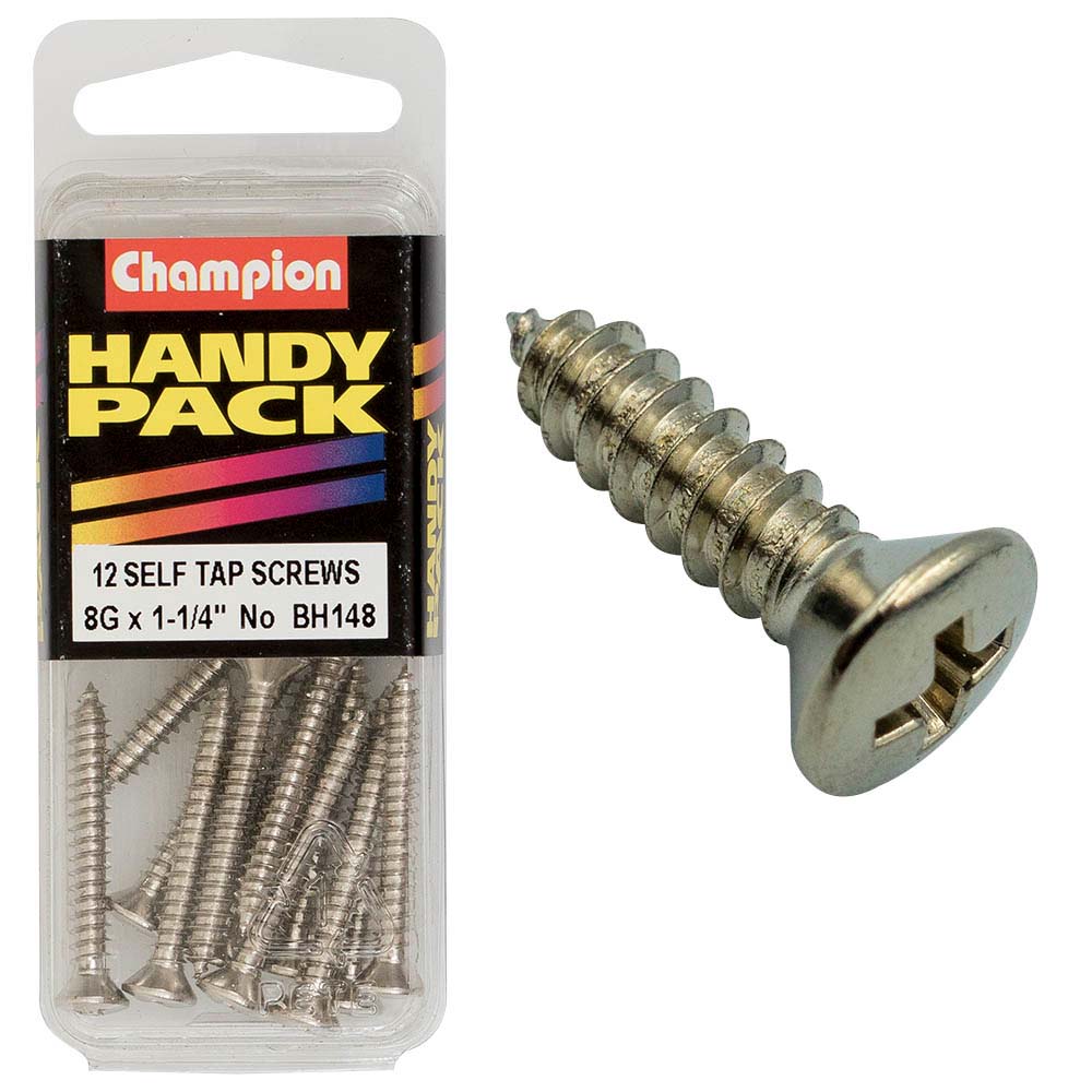 Champion 8G x 1-1/4in Self Tap Set Screw - Rsd HD