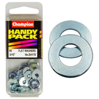 Champion 3/16in Flat Steel Washer
