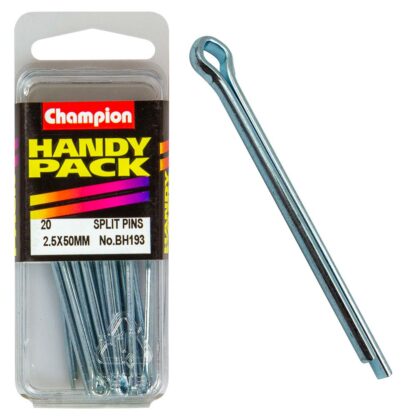 Champion 2.5 x 50mm Split (Cotter) Pin