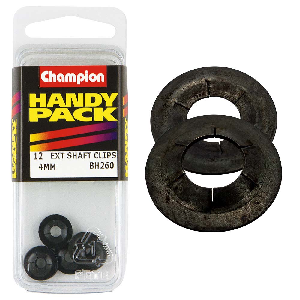 Champion 4mm External Shaft Lock Rings