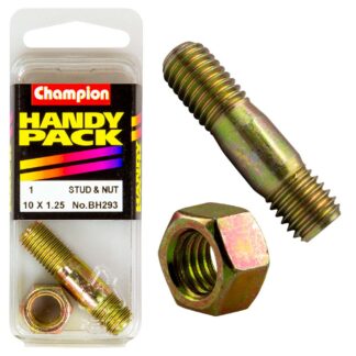 Champion M10 x 1.25 x 43 Manifold Stud & Nut