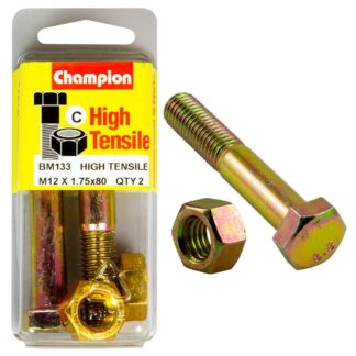 Champion 12 x 80 Bolt And Nut (C) - GR8.8