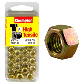 Champion M6 x 1.0 Hex Nut (A) - GR8.8