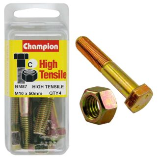 Champion 10 x 50 Bolt And Nut (C) - GR8.8