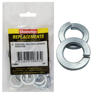 Champion 3/4in Square Section Spring Washer -15pk