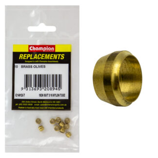 Champion 3/16in Brass Compression Type Olive -10pk