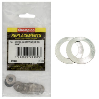 Champion 3/8in x 3/4in x .006in Shim Washer -30pk**