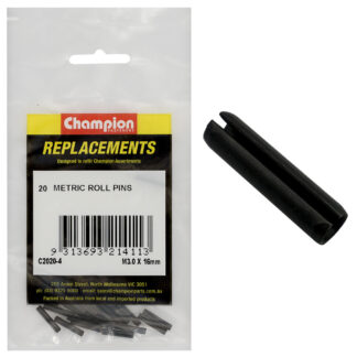 Champion 3.0 x 16mm Metric Roll Pin -20pk