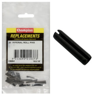 Champion 1/8 x 7/8in Imperial Roll Pin -20pk