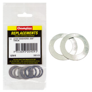 Champion 3/4in x 1-1/16in x 0.006in Shim Washer -12pk**