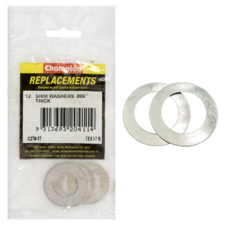 Champion 7/8in x 1-7/16in x 0.006in Shim Washer -12pk**