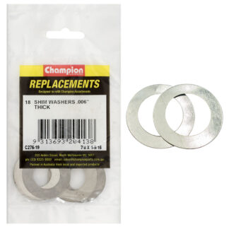 Champion 7/8in x 1-9/16in x 0.006in Shim Washer -18pk**