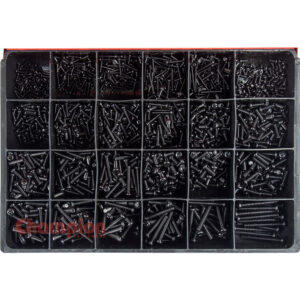 Champion 1785pc Metric Black Machine Screw Master Kit