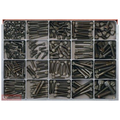Champion Master Kit 300pc BSW 12.9 HT Skt Hd Cap Screw Asst