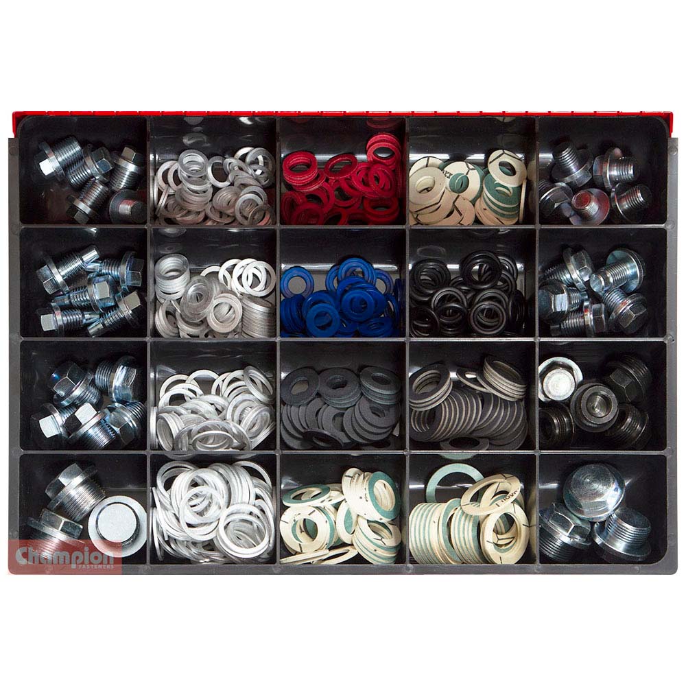 Champion Master Kit 438pc Drain Plug & Washer