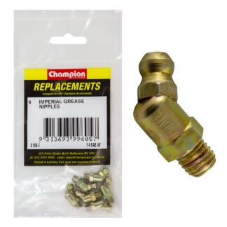Champion 1/8in BSP (Gas) 67.5Deg. Grease Nipple - 100pk
