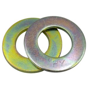 Champion 3/8in x 13/16in x 16G HT Flat Steel Washer - 100pk