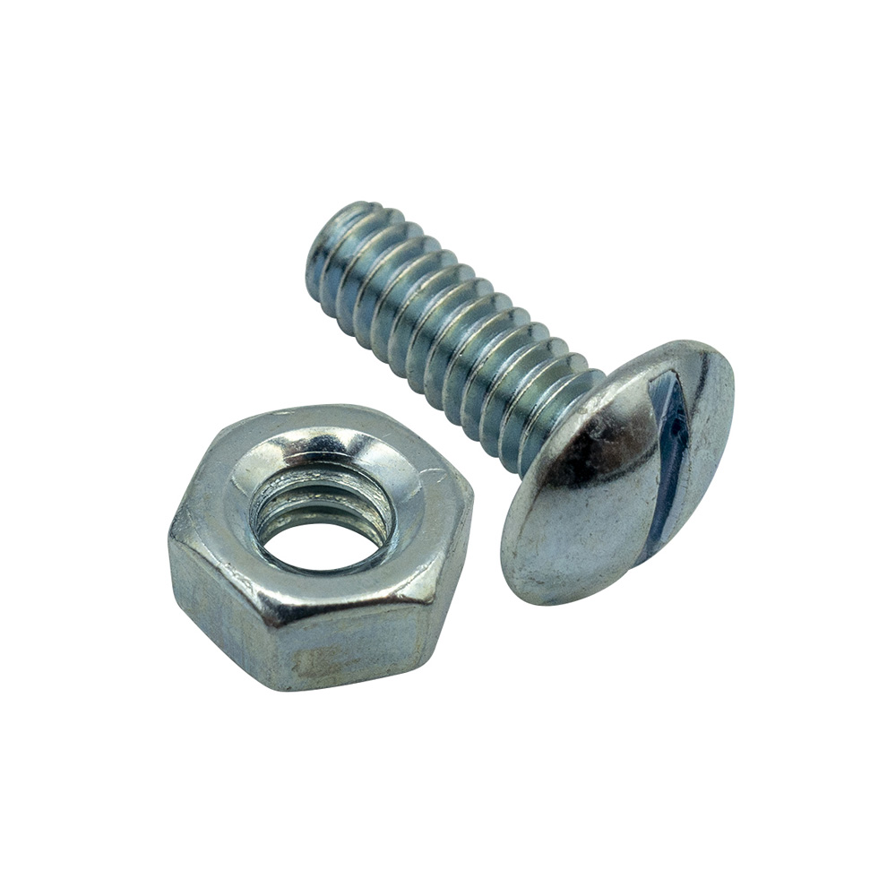 Champion 1/4in x 3/4in UNC Roofing Set Screw & Nut - 50pk