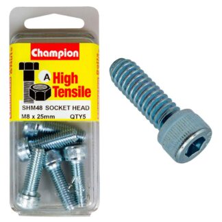 Champion Socket HD Set Screw M8 x 25 (A) - GR12.9