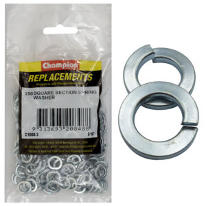 Champion 5/16in x 5/16in Sq Sec Spring Washer - 100pk