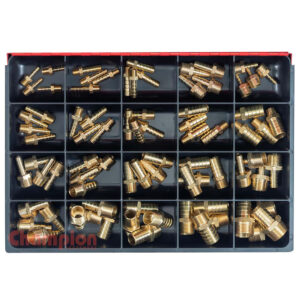 Champion 80pc Male Brass Hose Tail Assortment