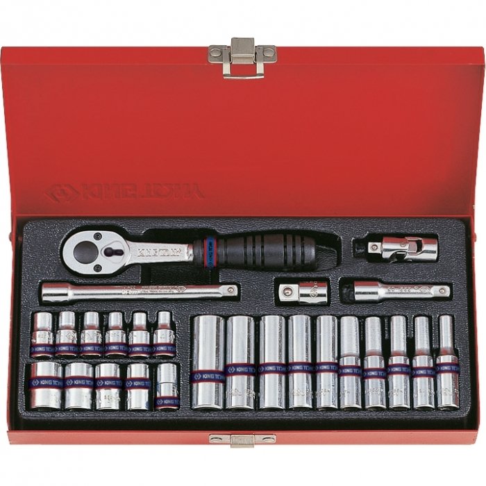 🔥 COMBO #4 — King Tony 12pc SPEED Wrench Set + FREE 26pc 1/4" Metric Socket Set - Image 2