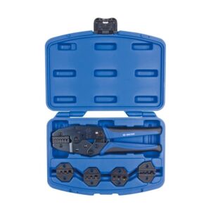 King Tony Ratchet Crimping Tool Set, 5-Piece Interchangeable Jaw