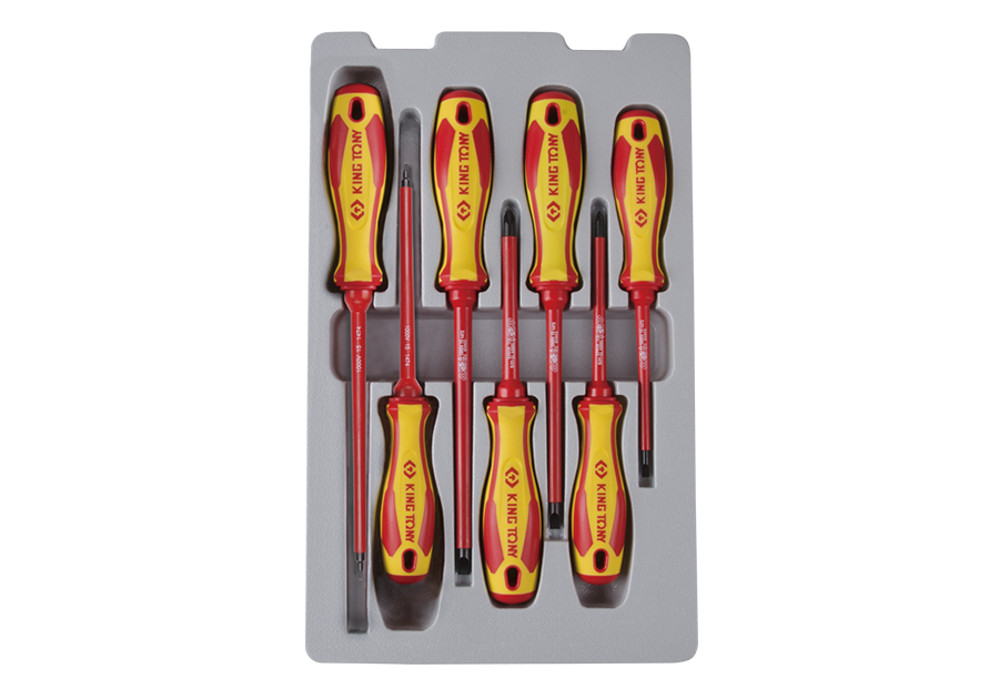 King Tony 7 PC. VDE Insulated Screwdriver Set