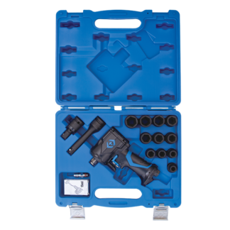 King Tony 16 PC. 1/2" DR. Mini Air Impact Wrench & Socket Set