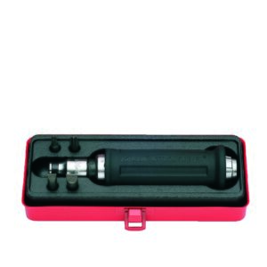Koken AG112A Attack Driver Rubber Grip Handle 6pc Set 1/2Dr Includes #2-3 Ph 9-11mm Flat Bits & Holder
