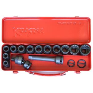 Koken 14245M Impact Socket Set 18pc 1/2Dr 10-27mm