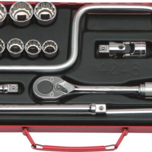Koken 4248M Socket Set 12pt 24pc 1/2Dr 10-32mm